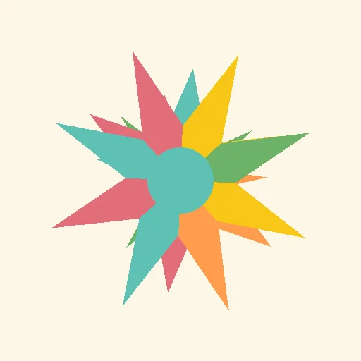 beginner rangoli using rice flour and colourful powders