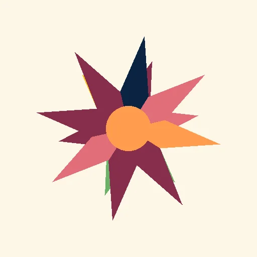 lotus flower rangoli easy design