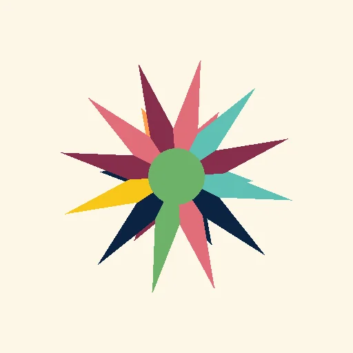 modern rangoli design using mandala patterns