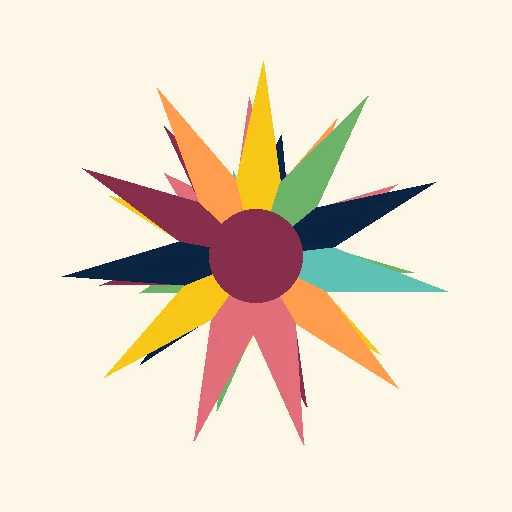 colour block rangoli design